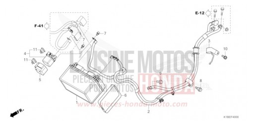 BATTERIE NSS350AR de 2024